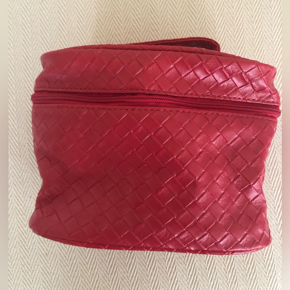 Shiseido Red Make up Bag